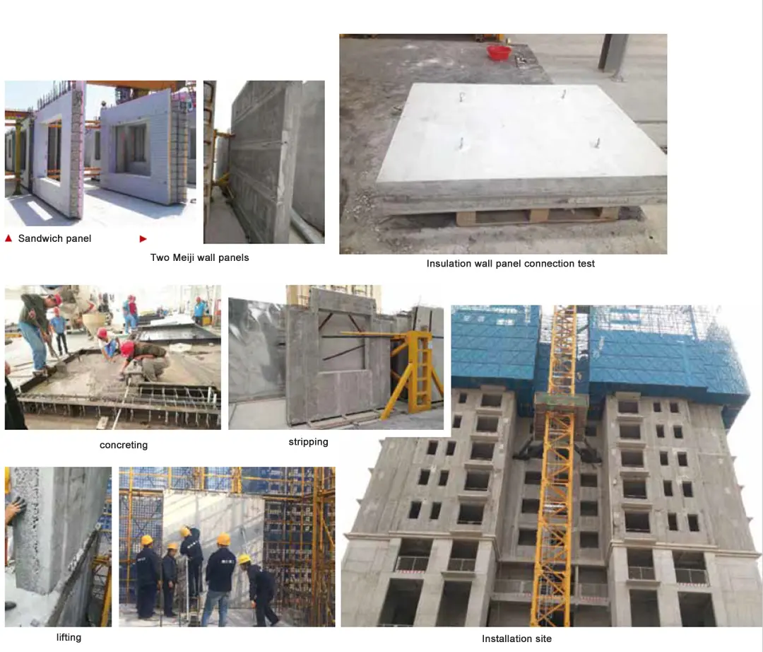 PTW wall panel production and installation process