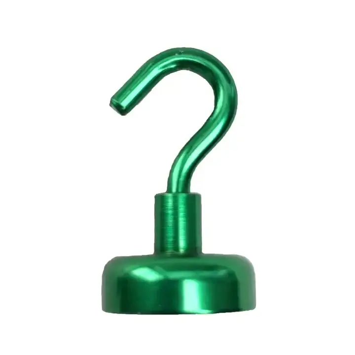 Customized Magnetic Hooks NdFeB Pot Magnet Strong Power Magnets for Hanging