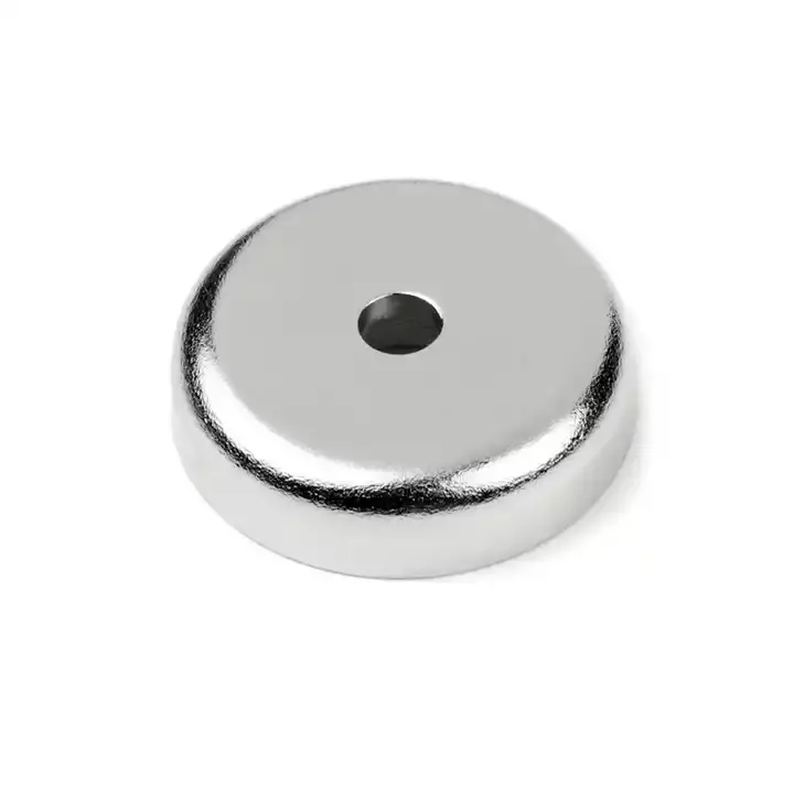NdFeB strong pot magnet with threaded hole