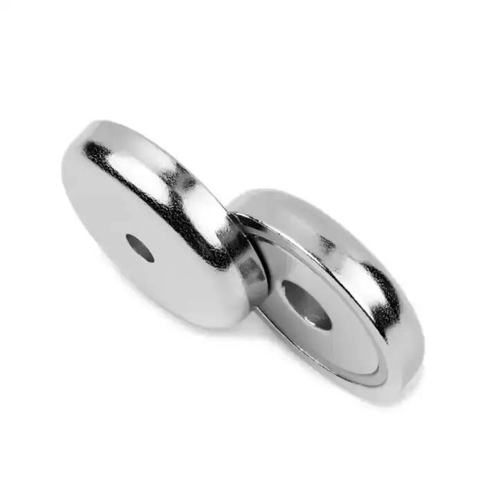 NdFeB strong pot magnet with threaded hole