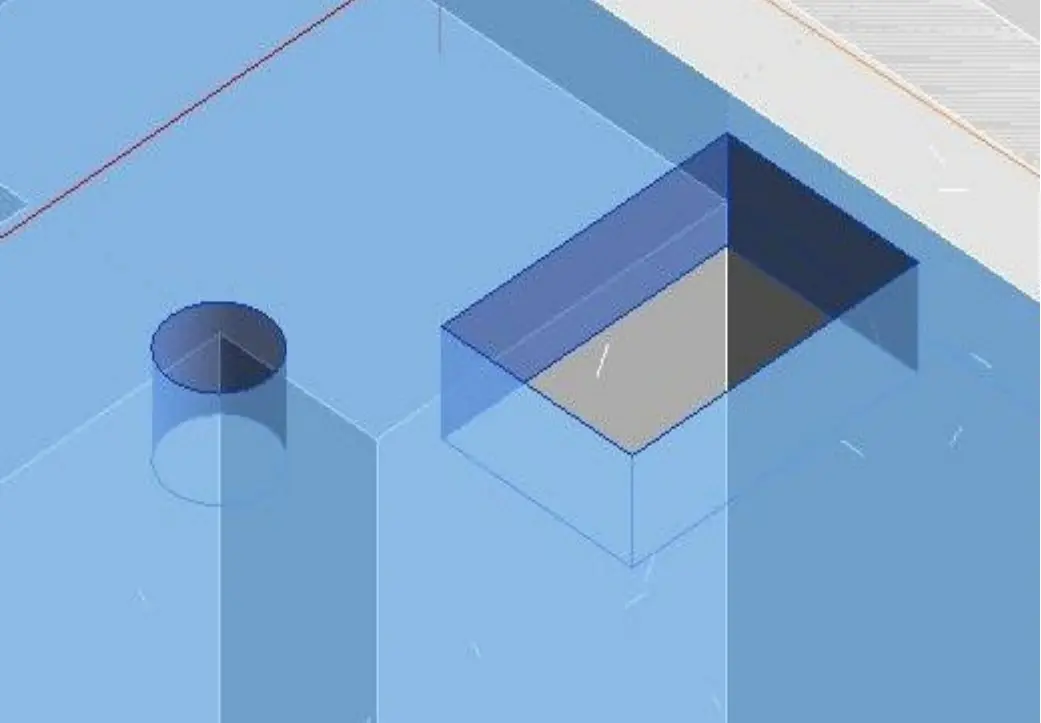 Construction process of reserved holes and magnetic boxes of prefabricated composite panels based on BIM