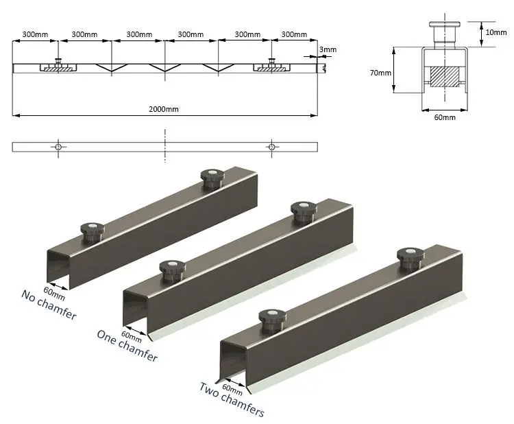 Formwork magnet comes with chamfering function