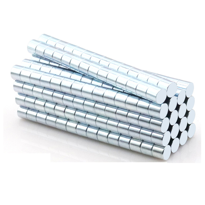N52H Strong Rare Earth Zinc Plated D6×5mm Permanent NdFeB Super Neodymium Magnet