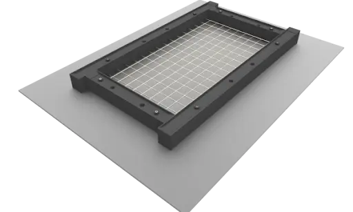 Wall magnetic formwork system for concrete application 3D image