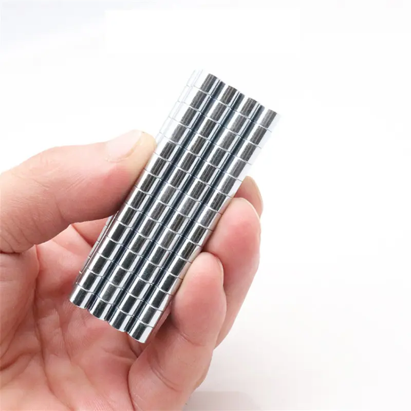 N52H Strong Rare Earth Zinc Plated D6×5mm Permanent NdFeB Super Neodymium Magnet