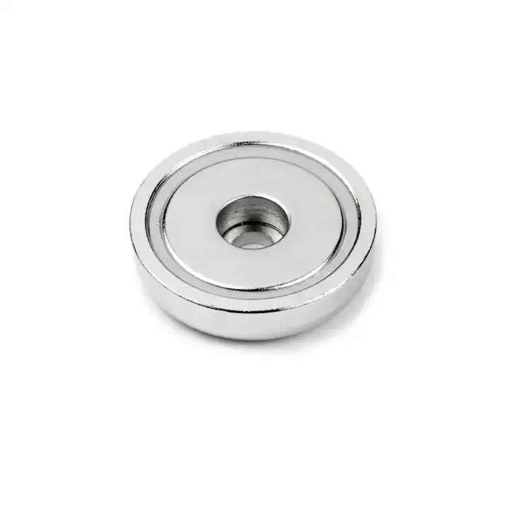 NdFeB strong pot magnet with threaded hole