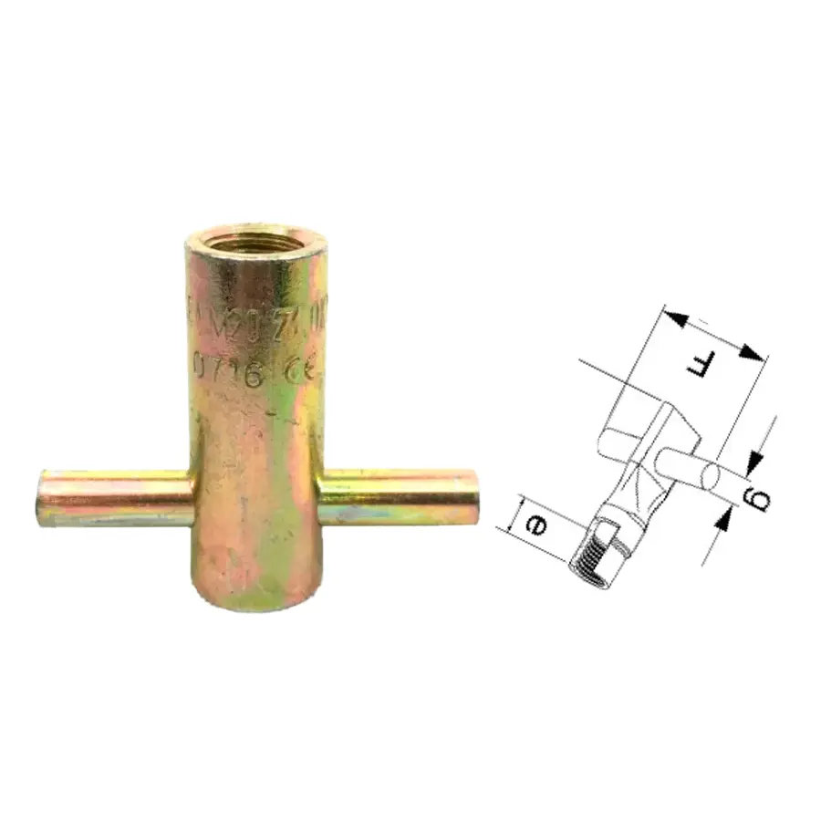 Fixing Socket with Cross Pin for precast concrete
