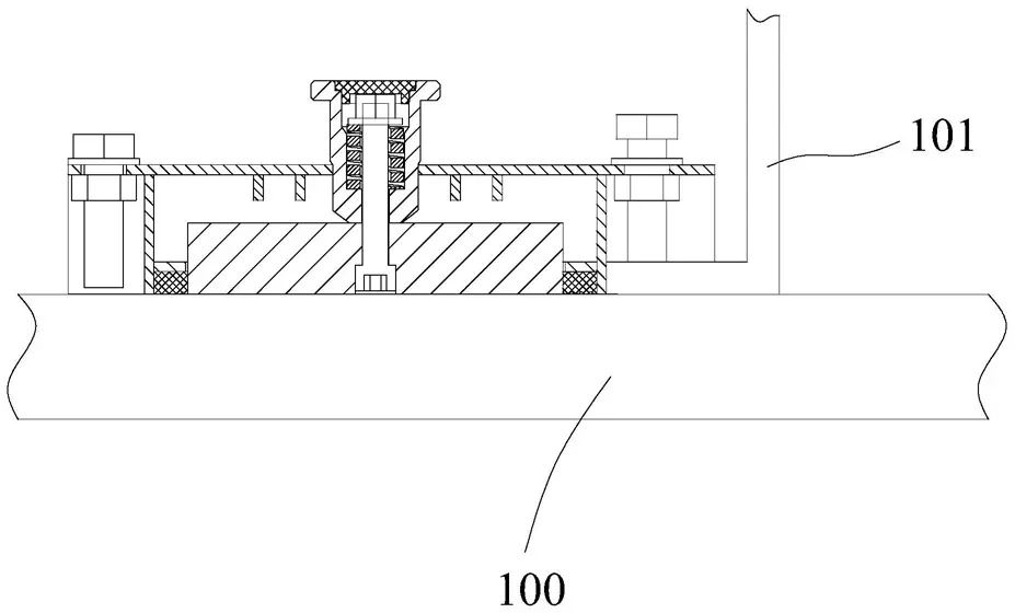 Magnetic fixing device for prefabricated component molds for construction Background technology