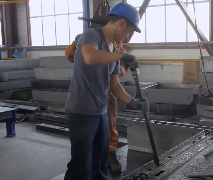 How do shuttering magnets improve the efficiency of concrete pouring?
