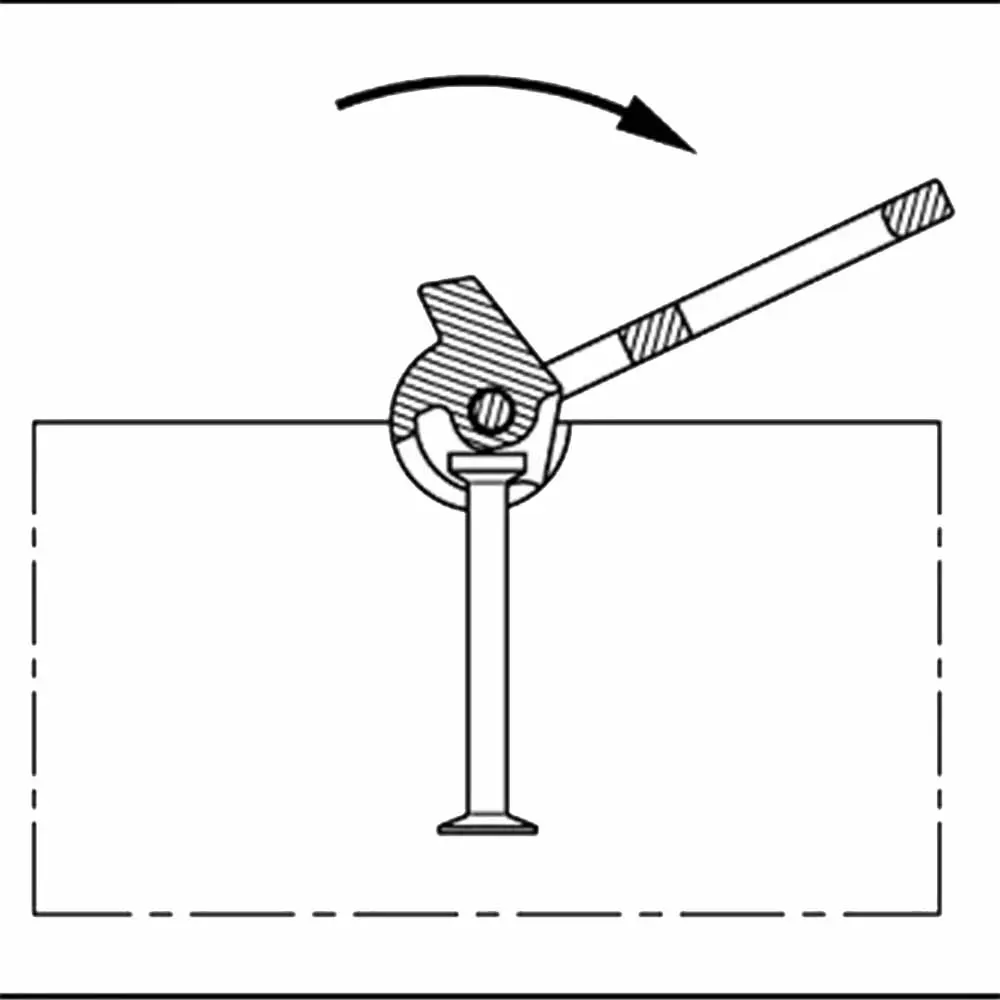 Working diagram of lifting clutch